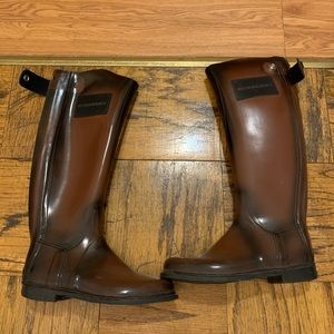 Burberry Equestrian Riding Rain boots